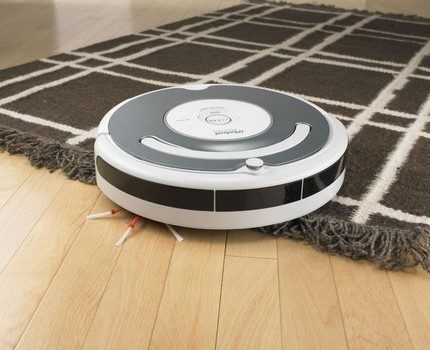 Robot vacuum cleaner with brushes