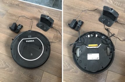 Design feature of vacuum cleaners Panda