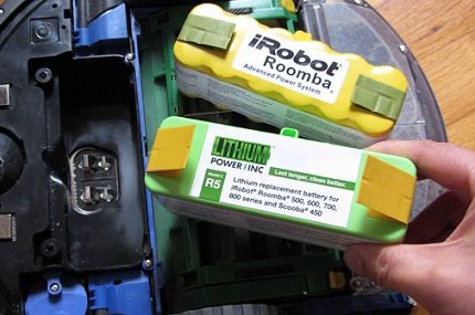 Batterie pour Roomba 616 d'IRobot