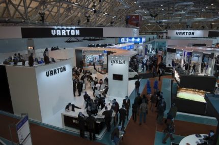 Warton at the exhibition of LED products