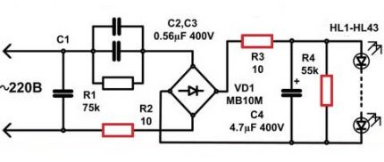LED Lamp Driver Schematic