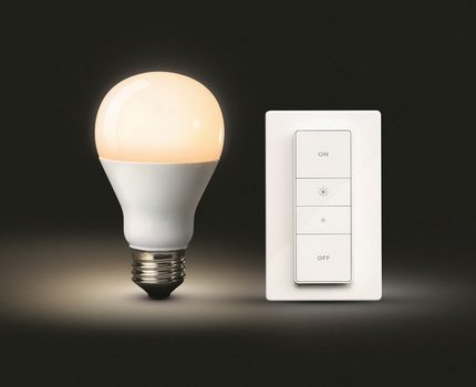 LED lamp with dimmer