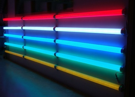 LED-bakgrundsbelysning i flera färger