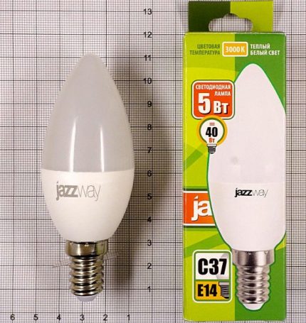 JazzWay e14 LED-lampa