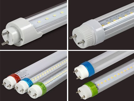 Variété de lampes LED T8