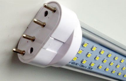Lámpara LED de tres hileras