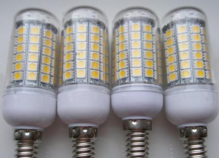 LED lemputės iš Kinijos