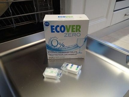 Eco-friendly dishwashing tablets