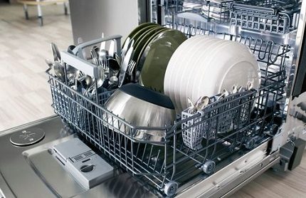 Správné vkládání nádobí do stroje