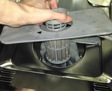 Dishwasher filter