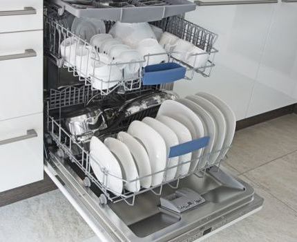 Technical advantages of Samsung dishwashers