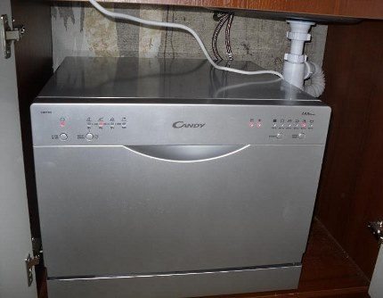 Device for installation under the sink
