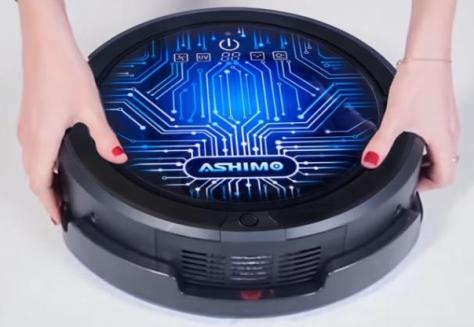 The appearance of a robotic vacuum cleaner