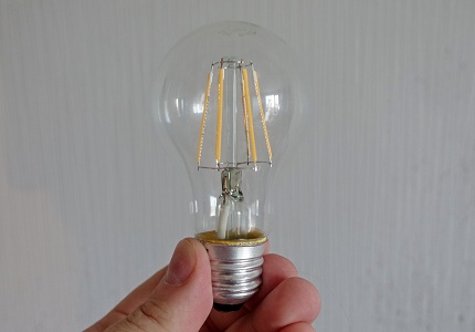 Kaitrinės diodinės lemputės savybės
