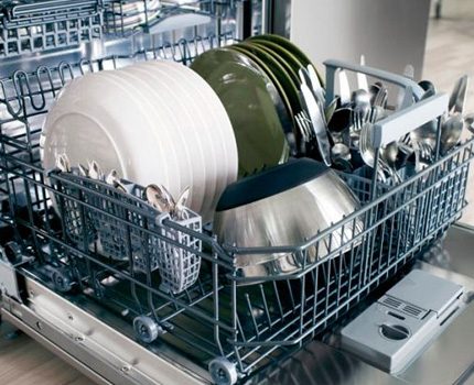Dishwasher consumes cold water