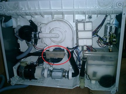Dishwasher pressure switch