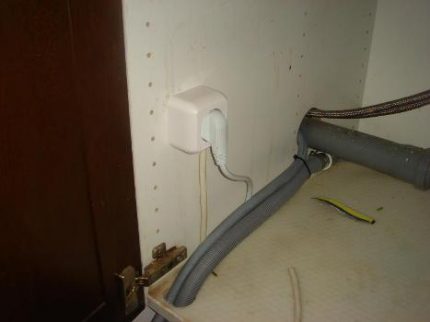 Installing a power outlet