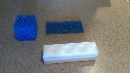 Filters for the washing vacuum cleaner
