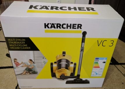 Embalagem para aspirador Karcher VC3