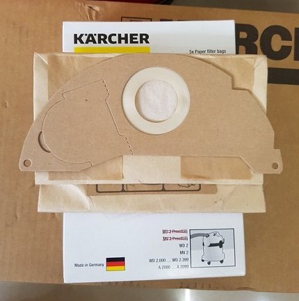 Saco de filtro de papel Karcher