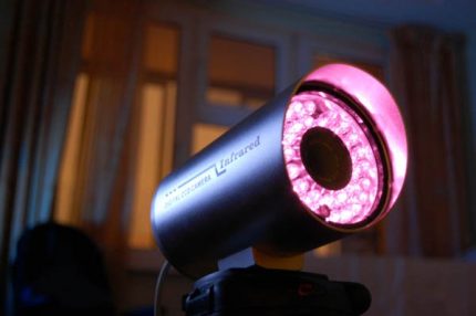 كاميرا الأشعة تحت الحمراء LED