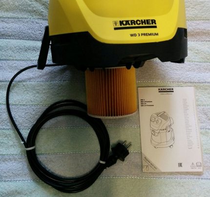 Vacuum cleaner cord Karcher