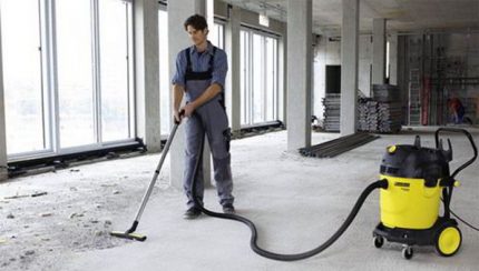 The industrial vacuum cleaner an irreplaceable assistant