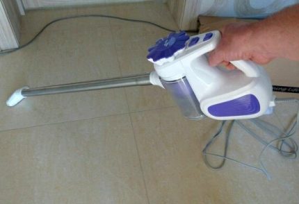 Vacuum cleaner long cord