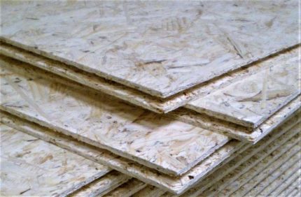Oriented particle boards