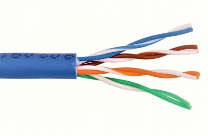 Vītā pāra - interneta kabelis