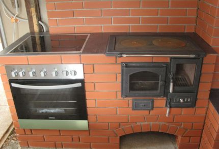 Stove with stove