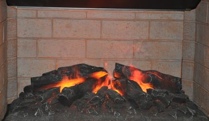 Chimney burning for cleaning chimneys