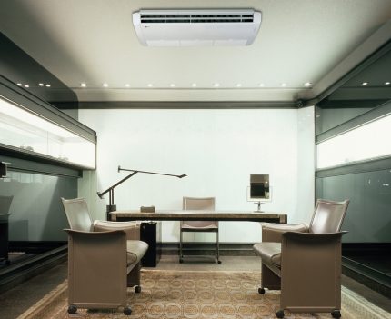 Ceiling air conditioning in the office
