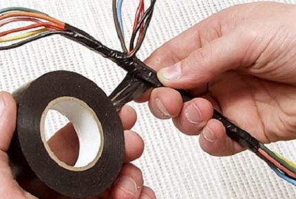 Electrical tape for wire protection