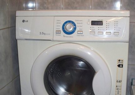 Machine à laver du LG