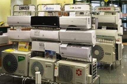 Variety of household air conditioners