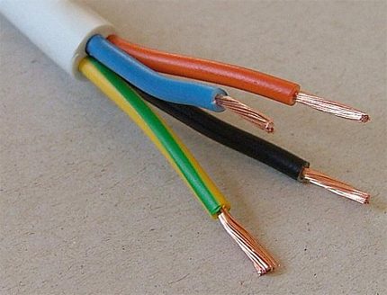 Cable eléctrico PVA