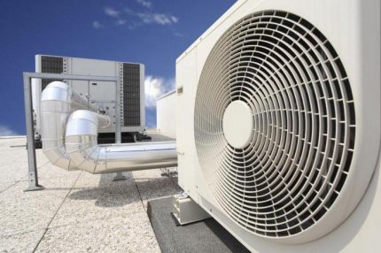 Externe airconditioning unit