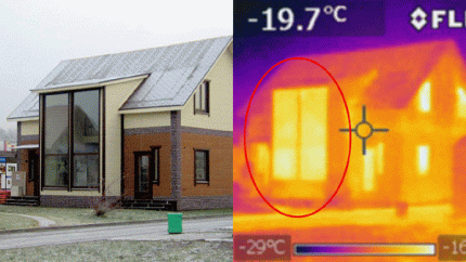 Heat loss through windows