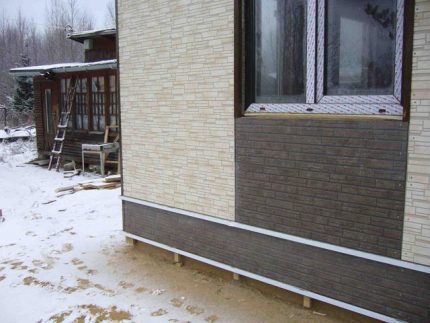 Facing the house with fiber cement panels