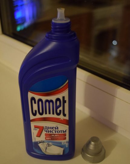 Comet-gel voor sanitair