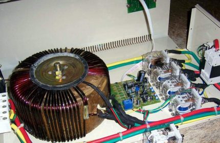 Disassembled voltage regulator