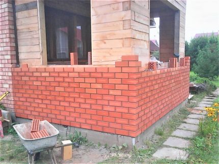 Cladding brickwork
