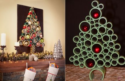 Opciones de diseño para árboles de navidad.
