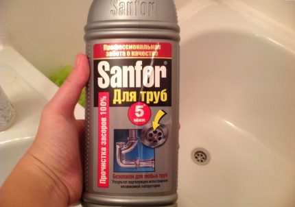 Sanfor Pipe Gel de spălare