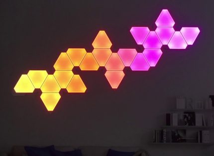 Nanoleaf lichte panelen
