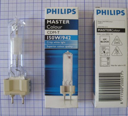 Lamps with socket G12