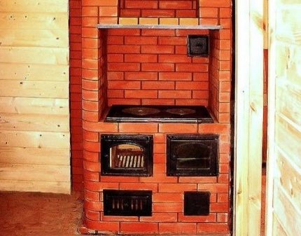 Swedish stove with stove