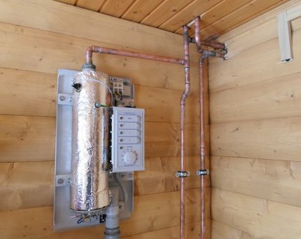 wall mounted gas boiler