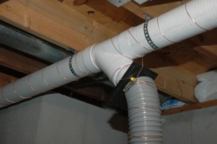 Plastic ventilation pipes